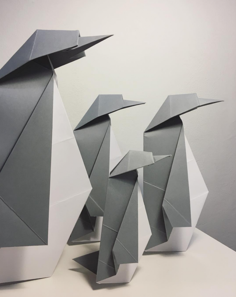 Pingus origami