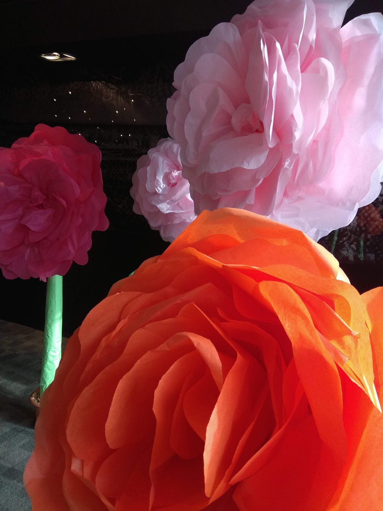 Flores XXL Papel Alicia en el País de las Maravillas