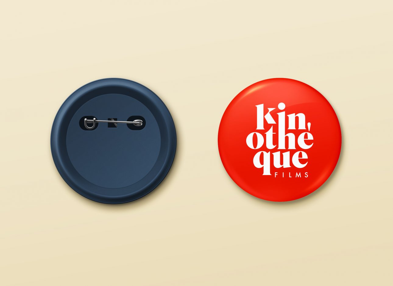 Pin Button Badge Mock-Up